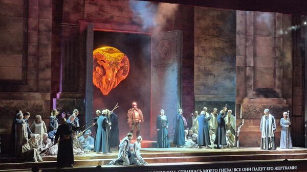 Генеральная репетиция оперы Дж. Верди Набукко в Большом театре Беларуси. - Sputnik Беларусь