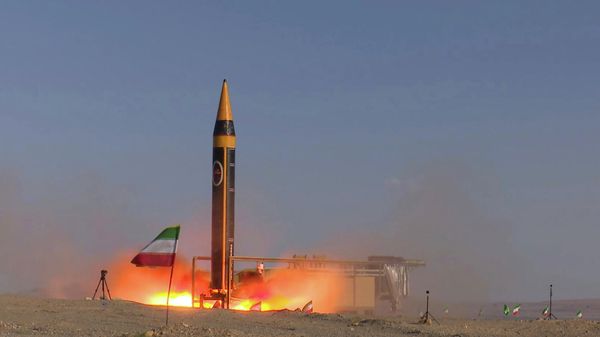 Запуск ракеты Khorramshahr-4 в Иране, архивное фото - Sputnik Беларусь