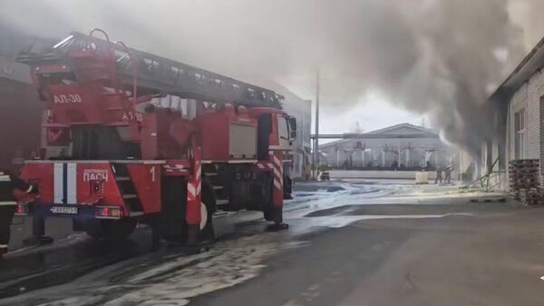 На месте пожара - Sputnik Беларусь