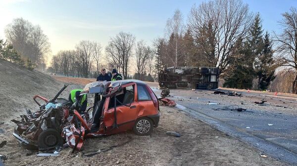 Два человека погибли в ДТП с грузовиком в Молодечненском районе