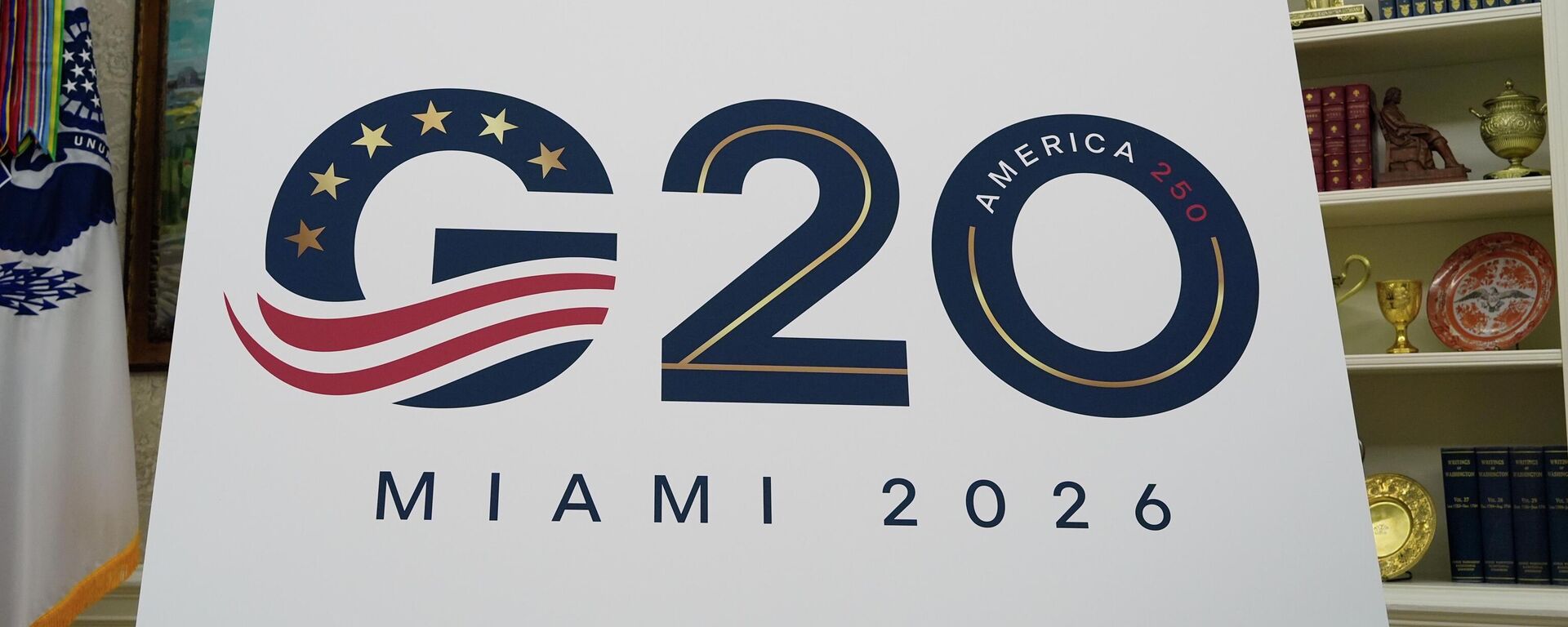 Лагатып саміту G20 у Маямі - Sputnik Беларусь, 1920, 24.04.2026