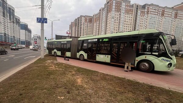 ДТП на проспекте Дзержинского в Минске - Sputnik Беларусь