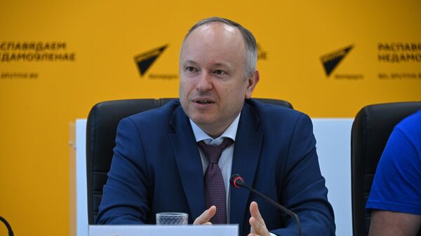 Кіраўнік прадстаўніцтва Рассупрацоўніцтва ў Рэспубліцы Беларусь Юрый Макушын - Sputnik Беларусь