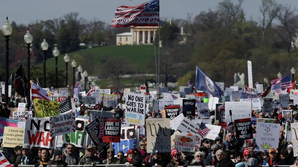 Марш противников Трампа в Вашингтоне  - Sputnik Беларусь