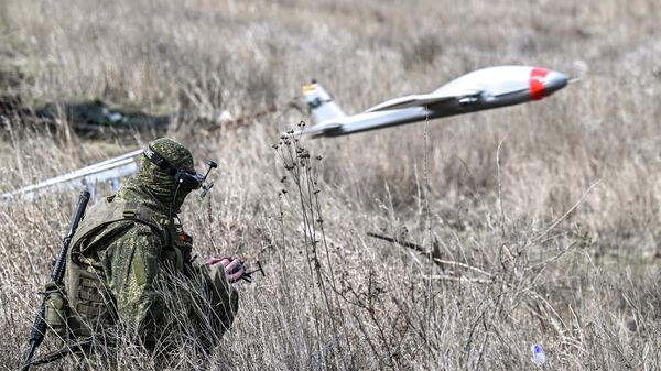 Работа расчета БПЛА Молния-2 58-й армии на Запорожском направлении СВО - Sputnik Беларусь