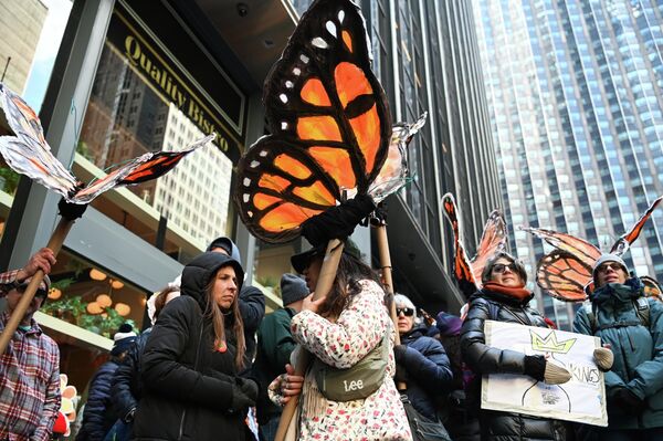 Протесты в Нью-Йорке - Sputnik Беларусь