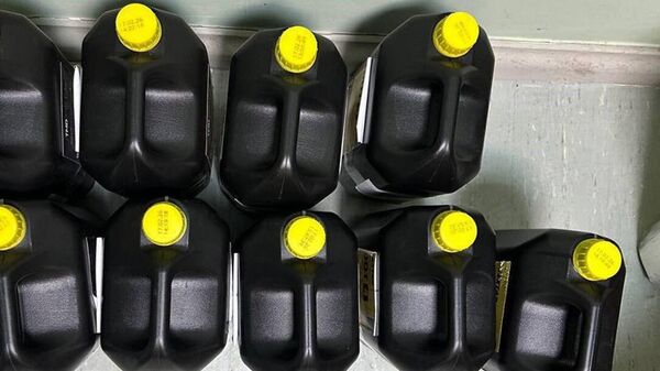 Изъятые канистры - Sputnik Беларусь