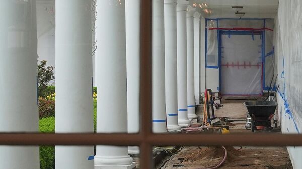 Строительство нового бального зала в Белом доме - Sputnik Беларусь