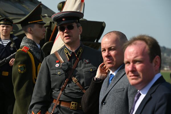 Открытие камня памяти, приуроченного к 320-й годовщине со дня рождения морской пехоты России - Sputnik Беларусь