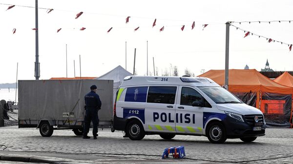 Автомобиль финской полиции, архивное фото - Sputnik Беларусь