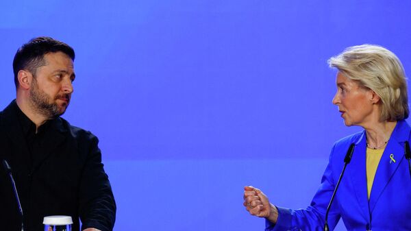 Владимир Зеленский и Урсула фон дер Ляйен - Sputnik Беларусь