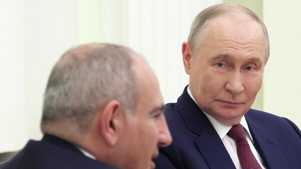 Переговоры президента Владимира Путина и премьер-министра Армении Никола Пашиняна  - Sputnik Беларусь