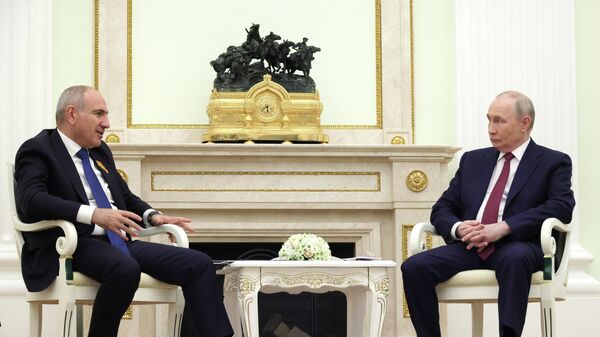 Переговоры президента Владимира Путина и премьер-министра Армении Никола Пашиняна  - Sputnik Беларусь