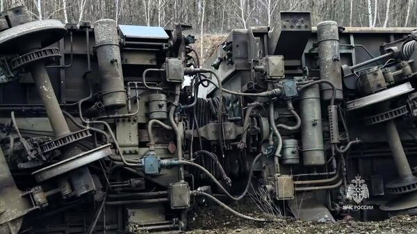 Пассажирский поезд сошел с рельсов в Ульяновской области - Sputnik Беларусь