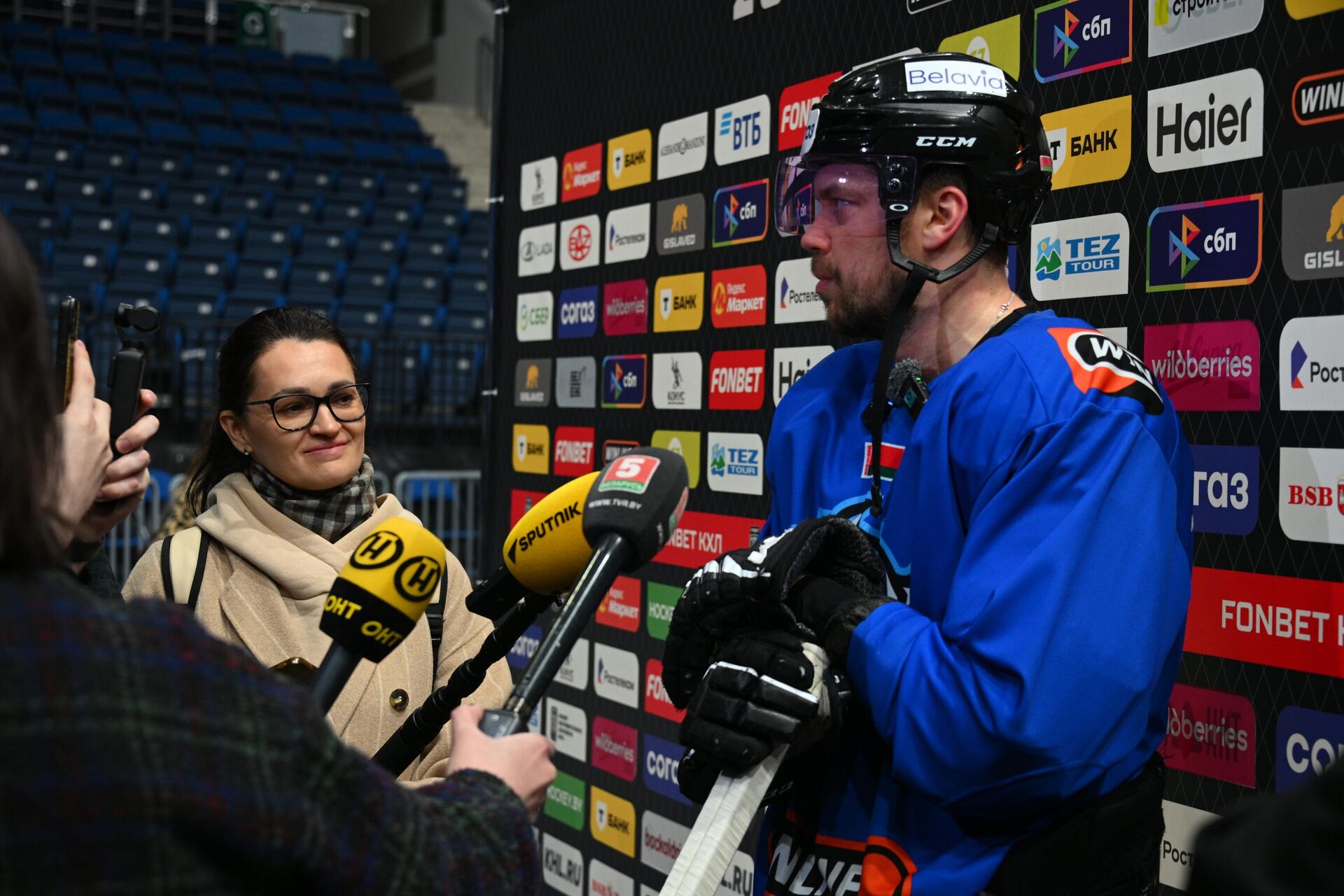 Капитан и нападающий минского хоккейного клуба Динамо Андрей Стась  - Sputnik Беларусь, 1920, 07.04.2026