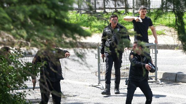 Ситуация у консульства Израиля в Стамбуле после нападения - Sputnik Беларусь