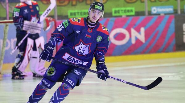 Игрок ХК Металлург - Sputnik Беларусь