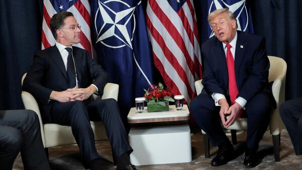 Сустрэча Марка Рутэ і Дональда Трампа - Sputnik Беларусь