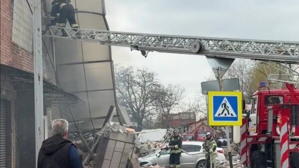 На месте взрыва в Промышленном округе Владикавказа - Sputnik Беларусь