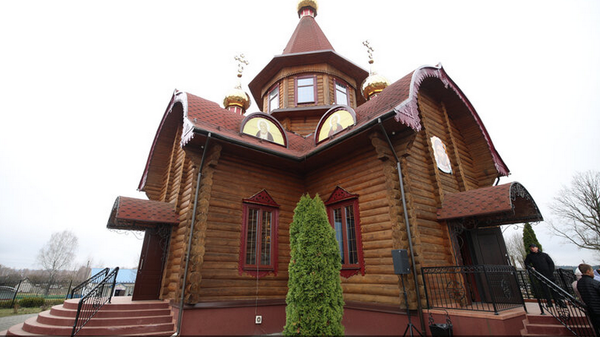 Храм Святителя Николая Чудотворца в агрогородке Евдокимовичи Шкловского района  - Sputnik Беларусь