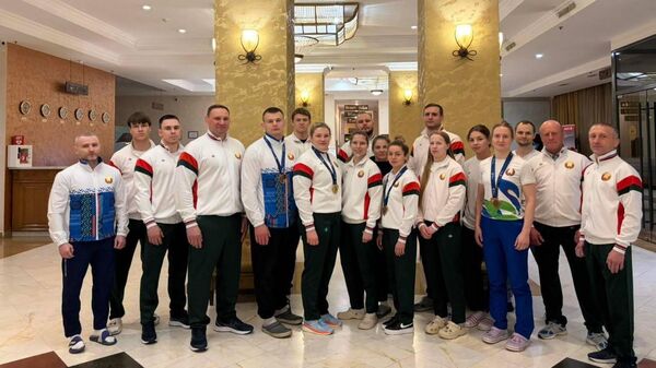 Белорусские самбисты завоевали четыре медали Кубка мира в Армении