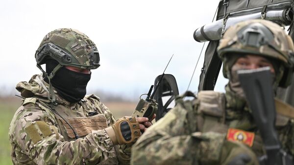 Боевая работа мобильной огневой группы группировки Южная на Константиновском направлении СВО - Sputnik Беларусь