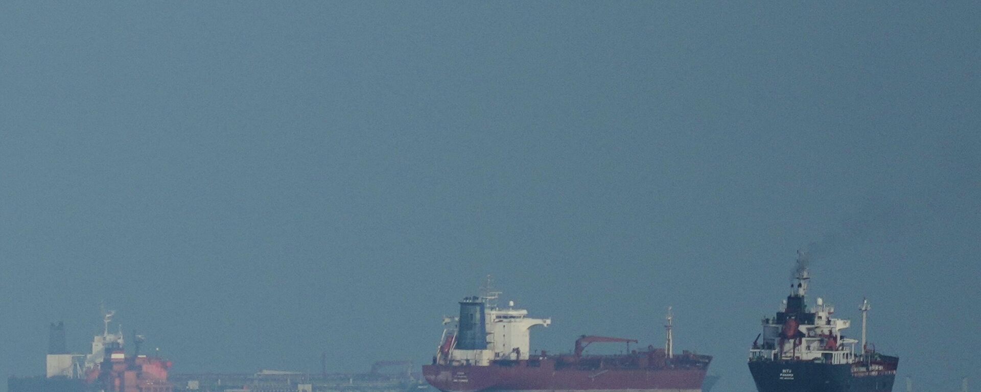 Нефтяные танкеры в Ормузском проливе - Sputnik Беларусь, 1920, 13.04.2026