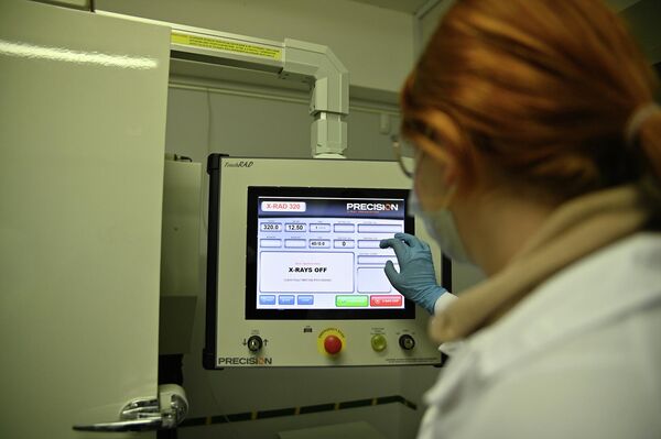 В Институте радиобиологии облучают лабораторных животных различными дозами радиации для проведения научных исследований - Sputnik Беларусь