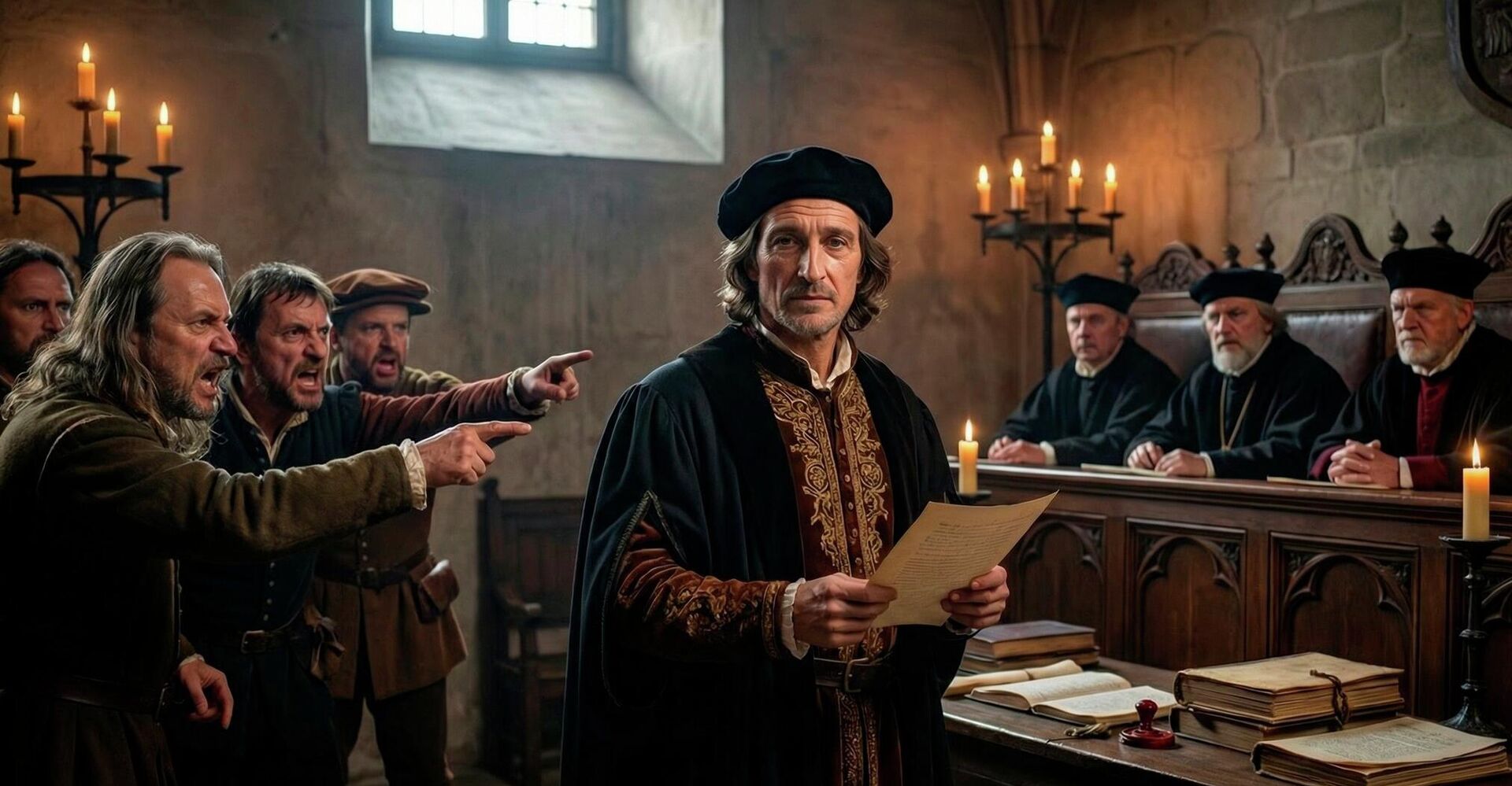 Сгенерированное ИИ изображение Франциска Скорины - Sputnik Беларусь, 1920, 15.04.2026