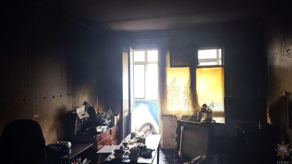 Супружеская пара погибла при пожаре в многоквартирном доме в Гомеле