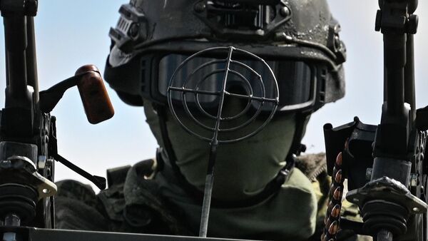 Боевое слаживание штурмовиков группировки войск Запад на Харьковском направлении СВО - Sputnik Беларусь