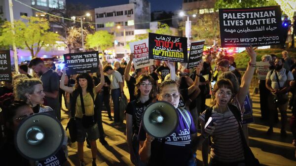 Акция протеста в Израиле - Sputnik Беларусь