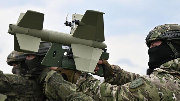 Боевая работа мобильной огневой группы группировки Южная на Константиновском направлении СВО - Sputnik Беларусь