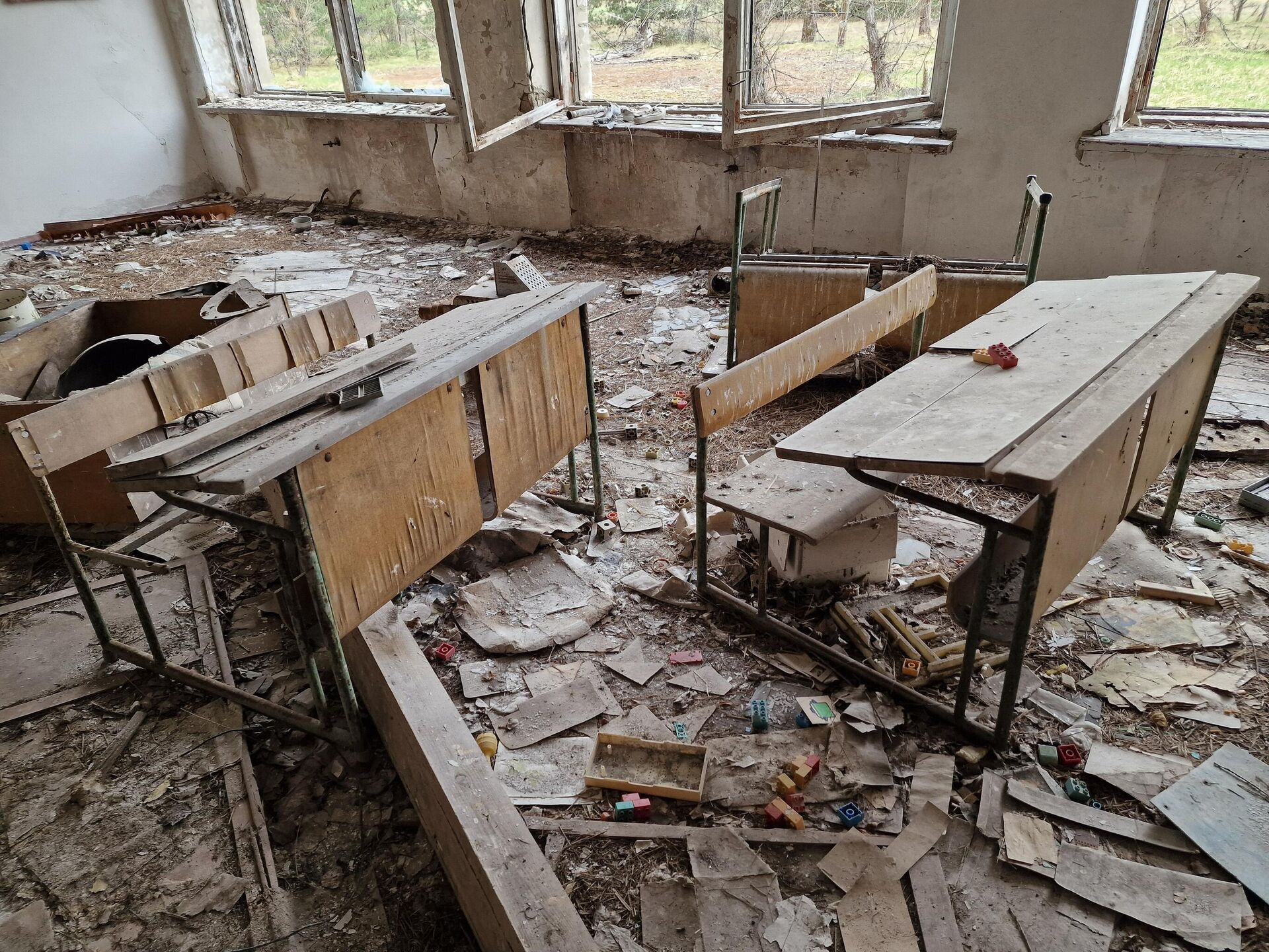 Один из классов в заброшенной школе - Sputnik Беларусь, 1920, 23.04.2026