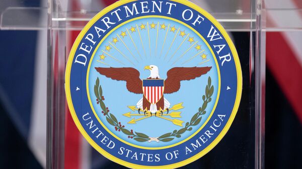 Эмблема министерства войны США - Sputnik Беларусь
