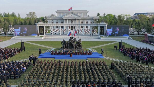 Музейно-мемориальный комплекс в Пхеньяне, посвященный подвигу героев зарубежной военной операции - Sputnik Беларусь