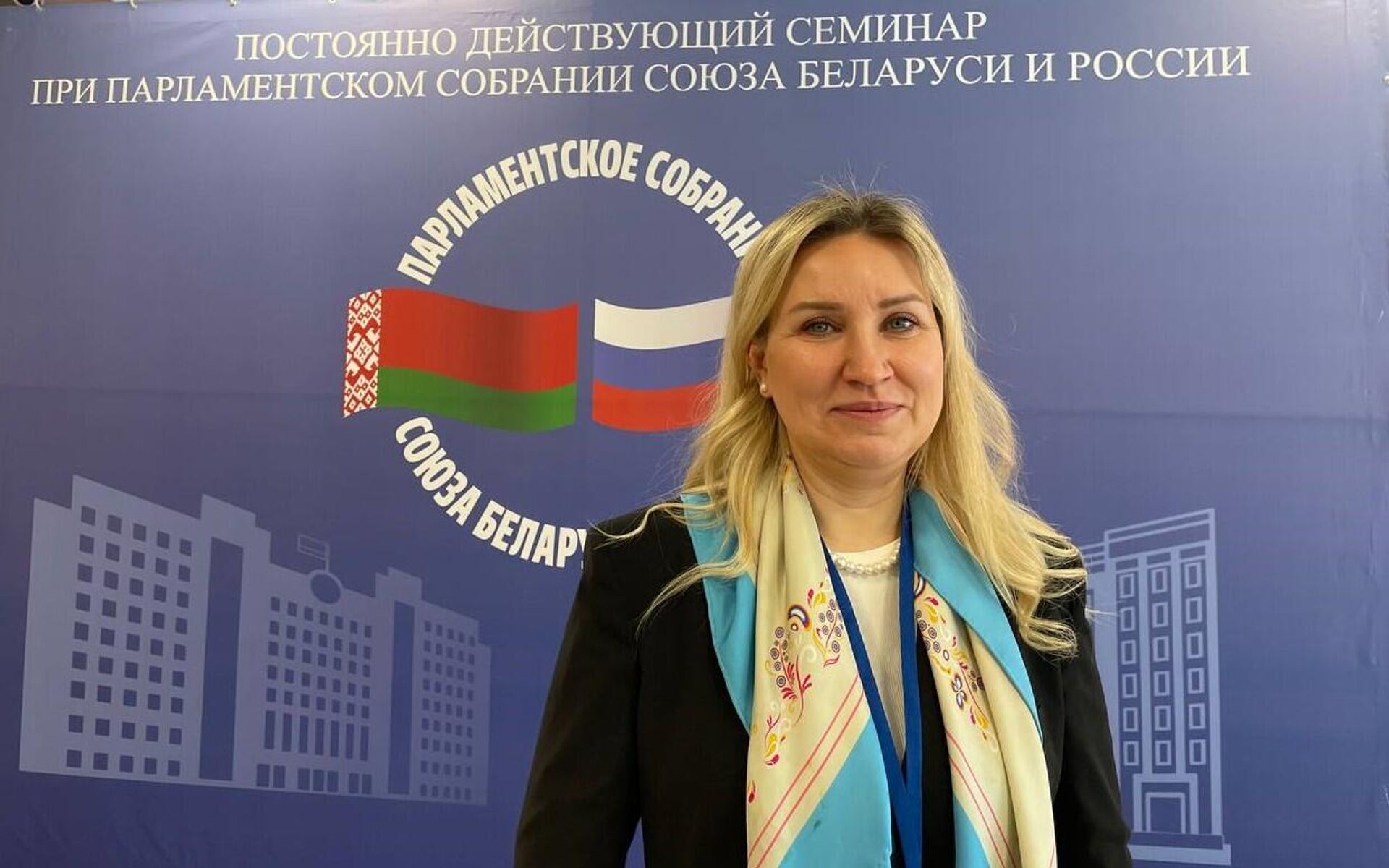 Участница семинара Наследие Чернобыля. Итоги 40-летней работы по преодолению последствий аварии на Чернобыльской АЭС Ольга Бараненко. - Sputnik Беларусь, 1920, 29.04.2026