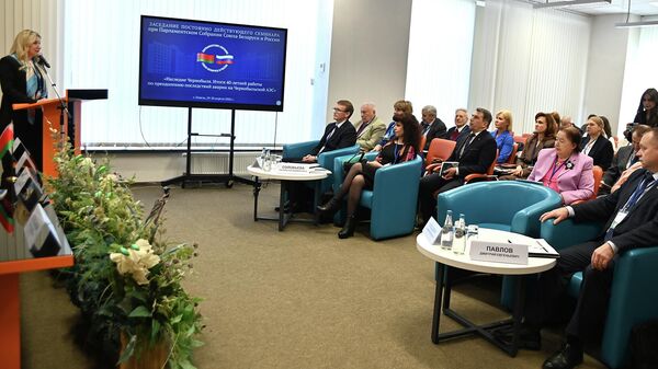 Парламентарыі Расіі і Беларусі абмяркоўваюць чарнобыльскія праграмы ў Гомелі - Sputnik Беларусь