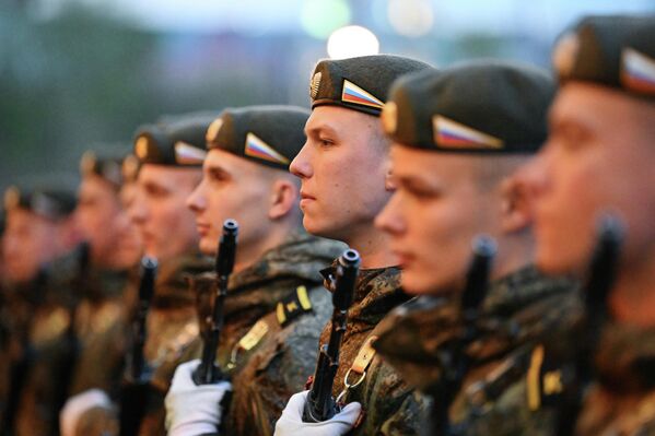 Репетиция парада Победы в Москве - Sputnik Беларусь