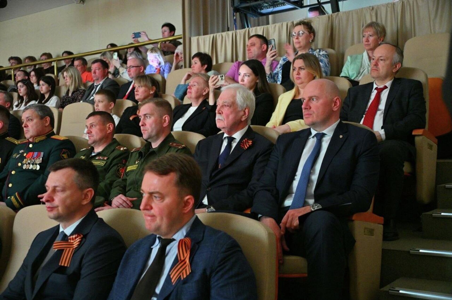 Торжественное мероприятие в Доме Москвы по случаю 81-й годовщины Победы в Великой Отечественной войне