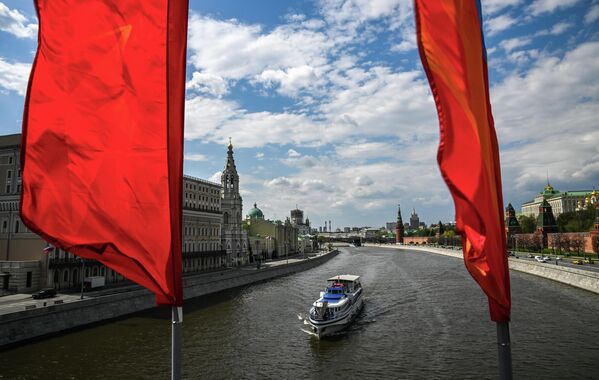 Речная навигация на Москве-реке - Sputnik Беларусь