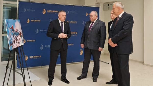 Спикер Палаты представителей Игорь Сергеенко посетил Белэнерго - Sputnik Беларусь