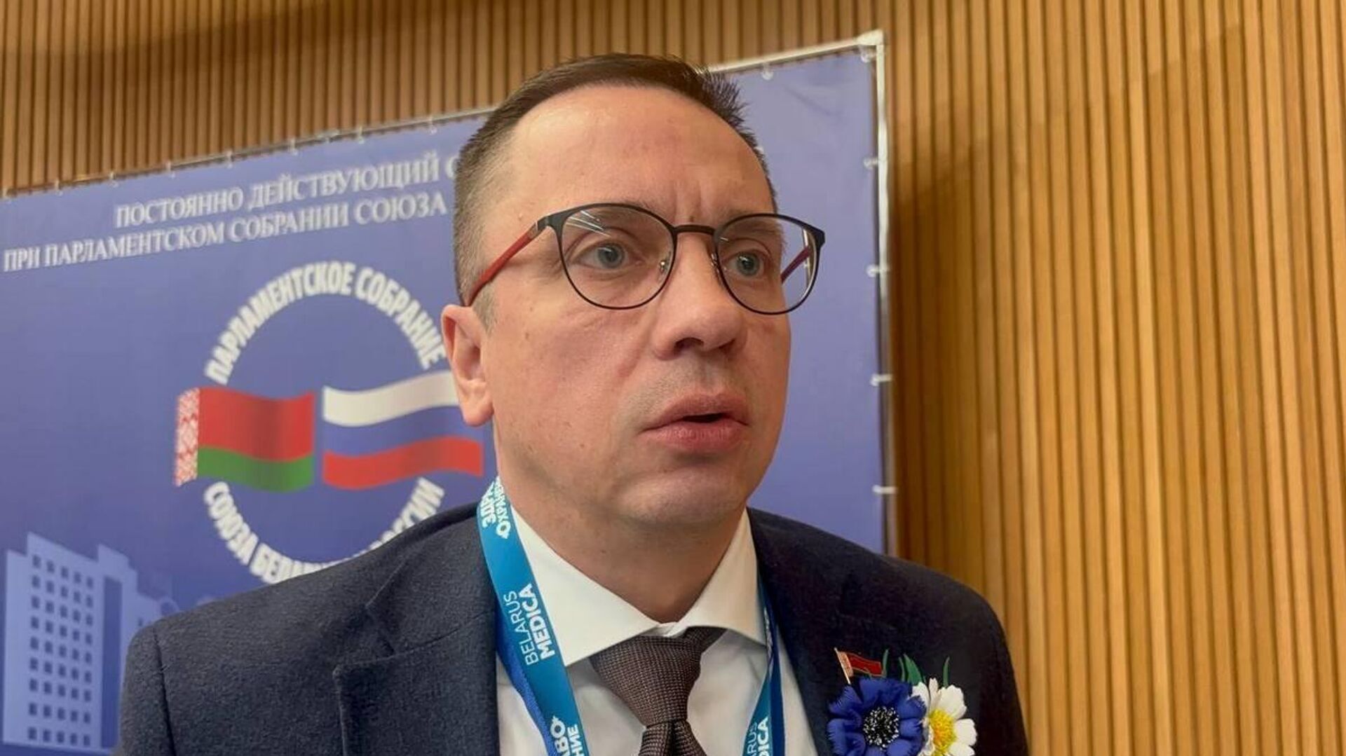 Директор Республиканского научно-практического центра медицинских технологий, информатизации, управления и экономики здравоохранения Алексей Щербинский - Sputnik Беларусь, 1920, 14.05.2026