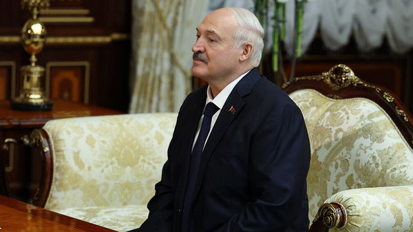 Президент Беларуси Александр Лукашенко проводит встречу с Франклином Грэмом - президентом и генеральным директором Евангелистской ассоциации Билли Грэма - Sputnik Беларусь