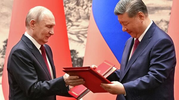 Официальный визит президента РФ Владимира Путина в Пекин - Sputnik Беларусь