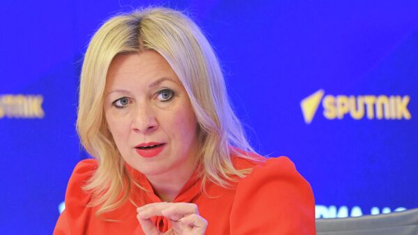 Афіцыйны прадстаўнік міністэрства замежных спраў Расіі Марыя Захарава - Sputnik Беларусь