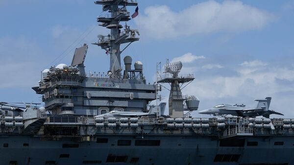 Американский авианосец ВМС США USS Nimitz  - Sputnik Беларусь
