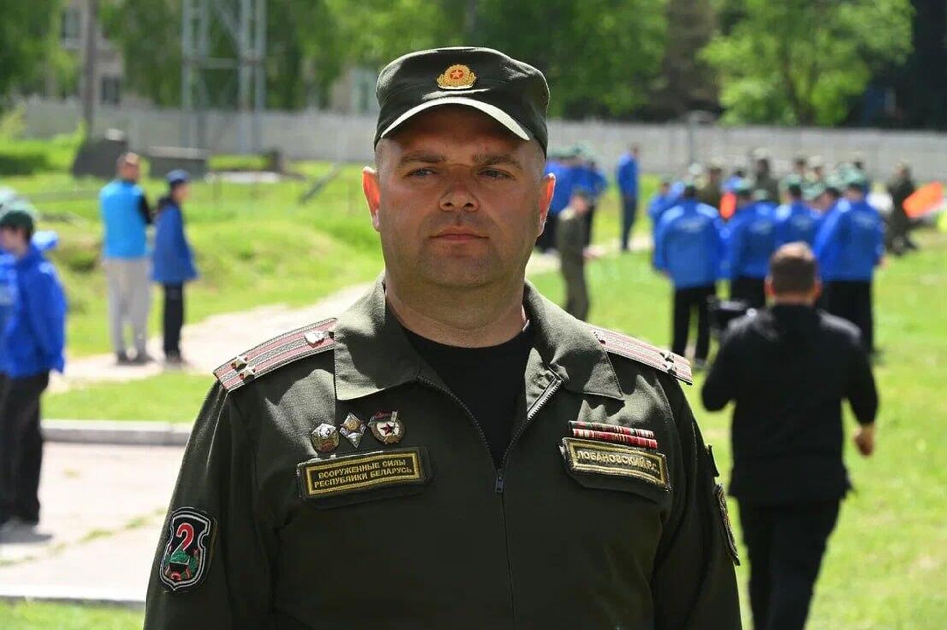 Замкомандира по идеологической работе Второй инженерной бригады подполковник Руслан Лобановский Замкомандира по идеологической работе Второй инженерной бригады подполковник Руслан Лобановский - Sputnik Беларусь, 1920, 27.05.2026