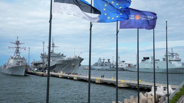Военные корабли в порту Таллинна, архивное фото - Sputnik Беларусь