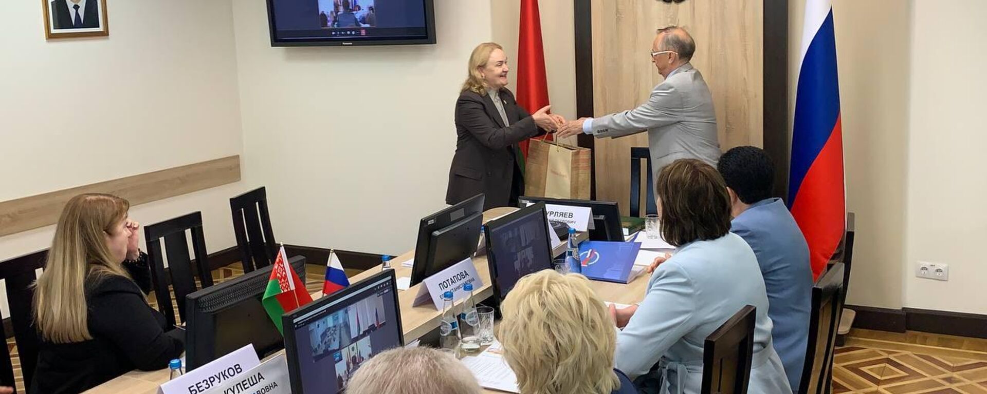 Пасяджэнне Камісіі Парламенцкага Сходу Саюзнай дзяржавы - Sputnik Беларусь, 1920, 05.06.2026